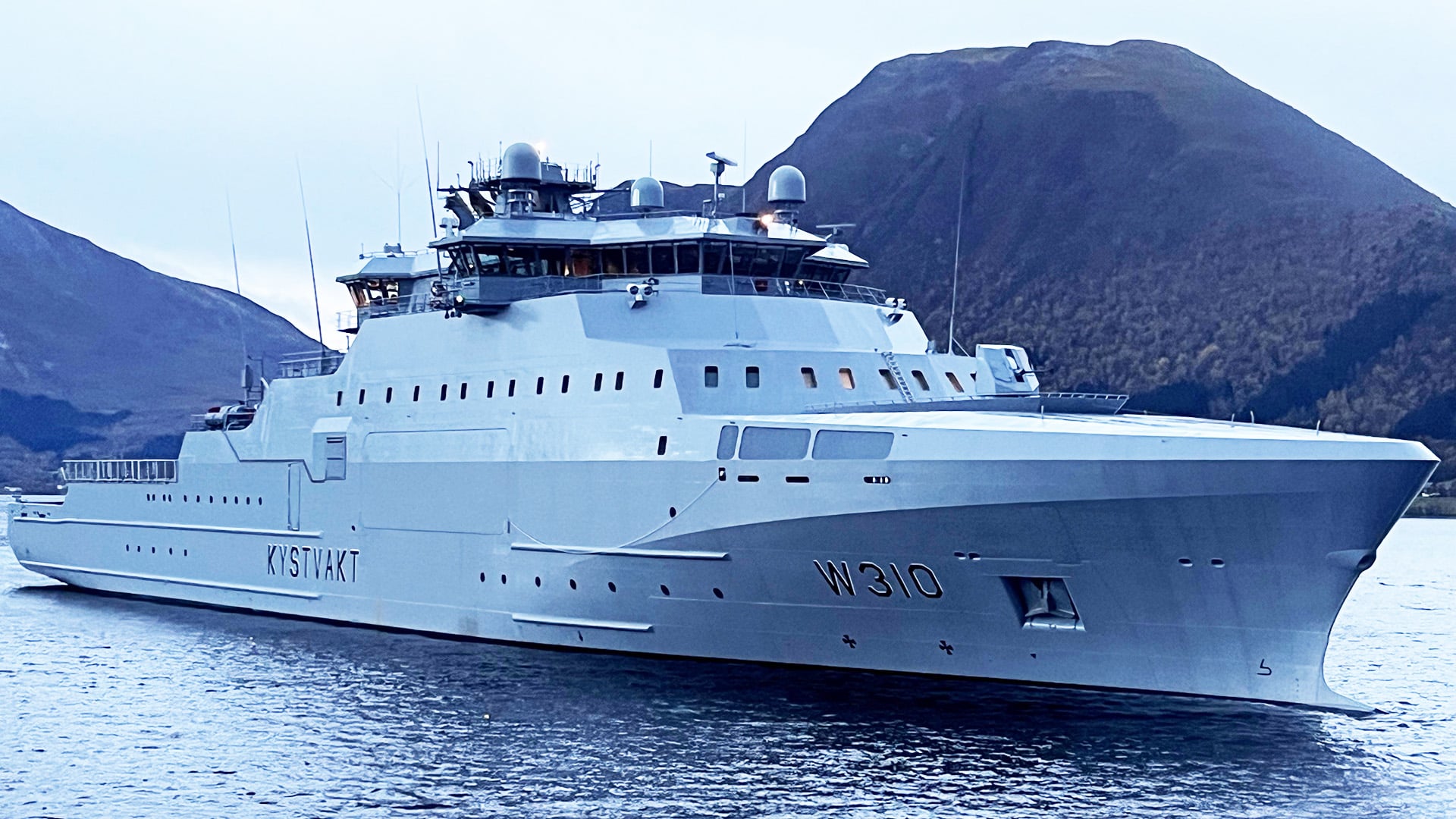 Naming ceremony for the first Coast Guard Vessel from Vard 1