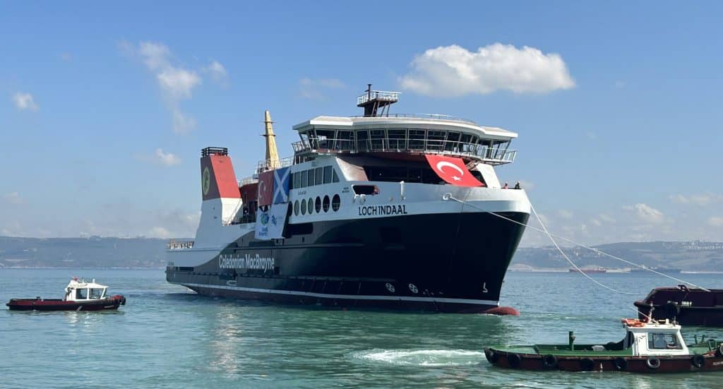 Cemre Shipyard launches the second CMAL RoPax 3