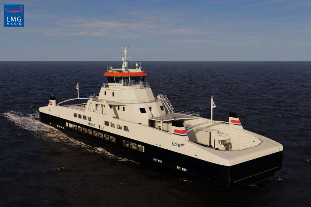 LMG Marin designs new battery-hybrid ferry for Fjord1 3